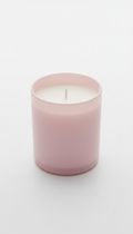 Soy Candle in Blush Pink Glass