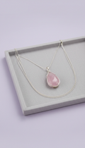 Rose Quartz Pendant Necklace