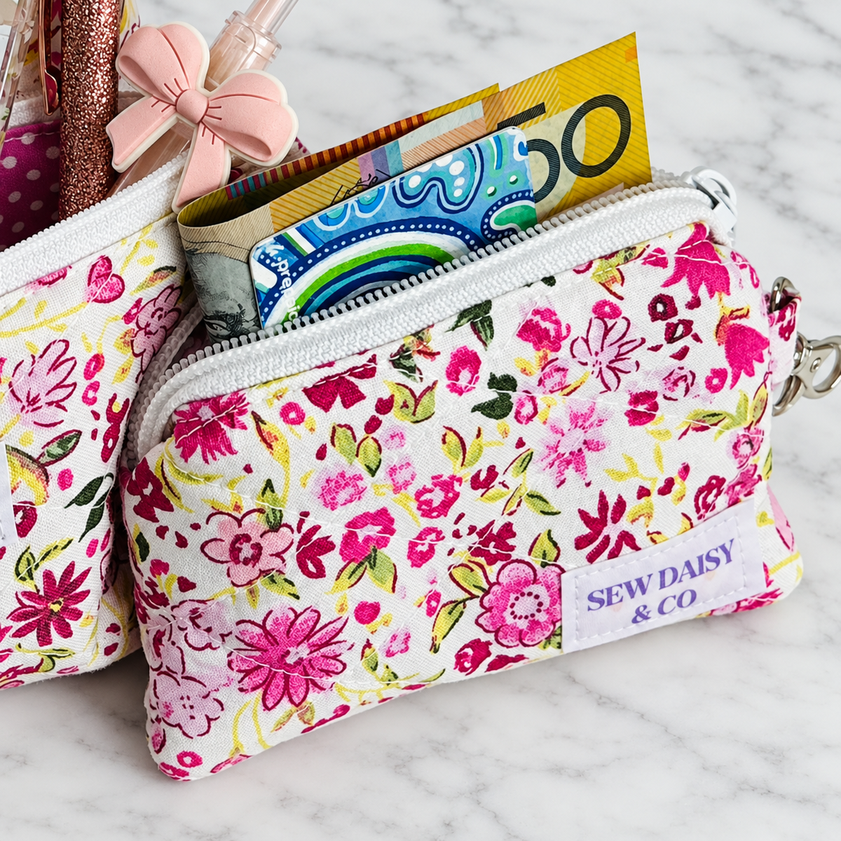 Handmade Quilted Coin Purse