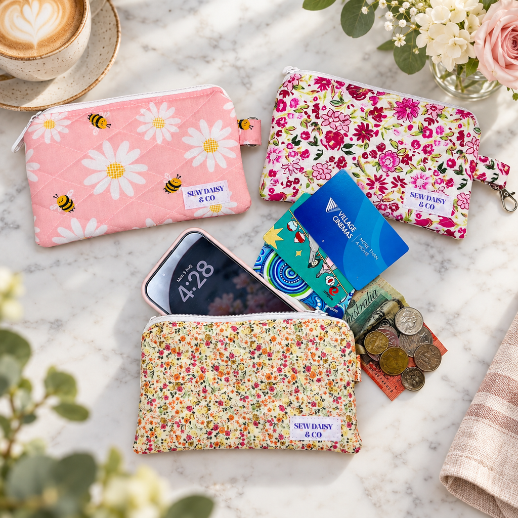 Handmade Quilted Phone Wallet