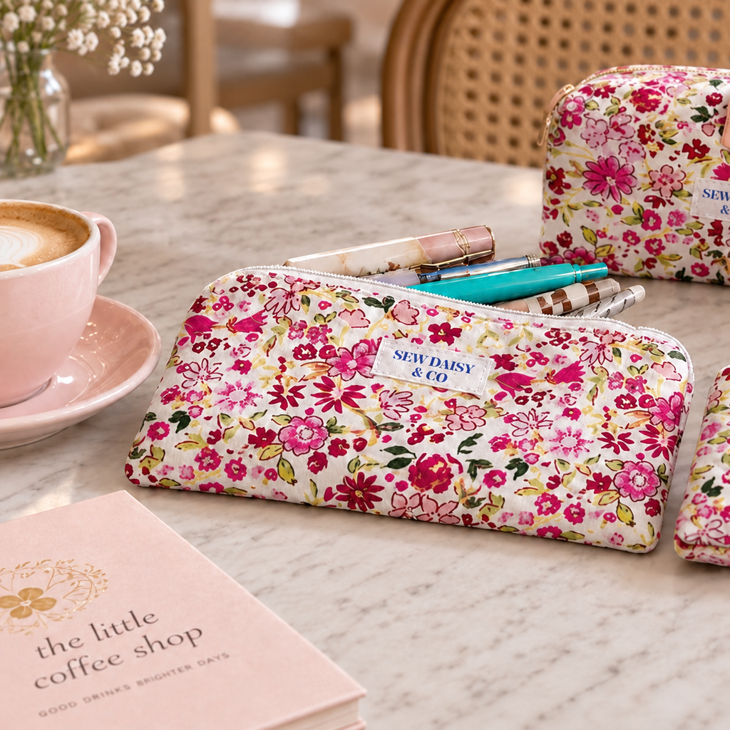 Handmade Quilted Pencil Case