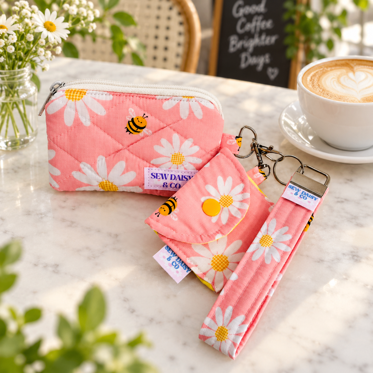 Fabric Padded Wristlet